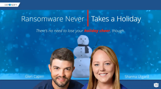 Ransomware Never Takes a Holiday landing page image