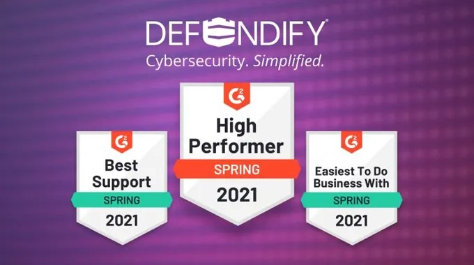 Defendify Ranks as a G2 2021 High Performer with the Best Support