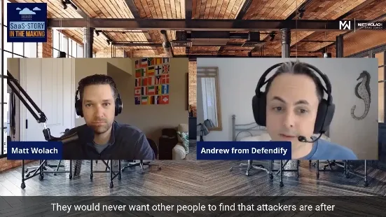 Defendify Co-FOunder, Andrew Rinaldi, on the SaaS-Story in the Making podcast