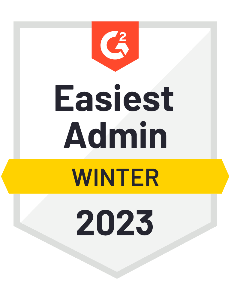 G2 Winter 2023 Easiest Admin