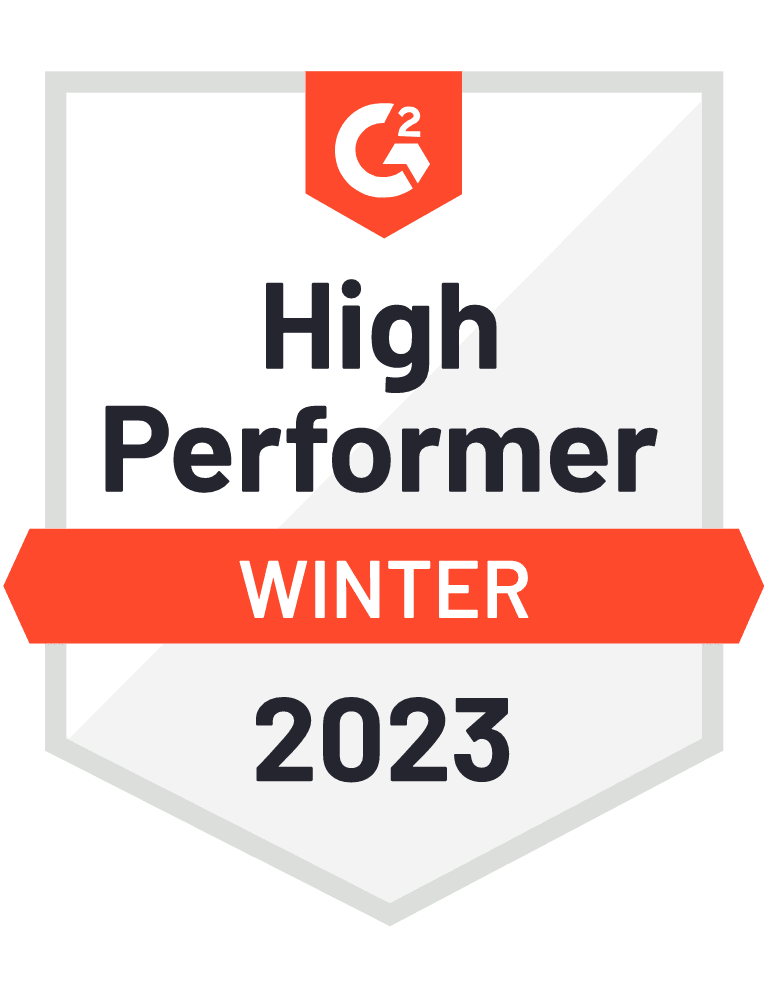 G2 2023 Winter High Performer