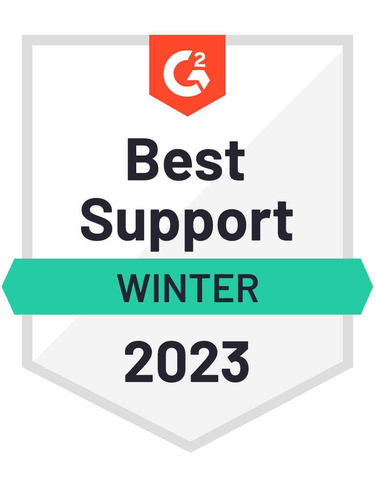 G2 2023 Winter Best Support