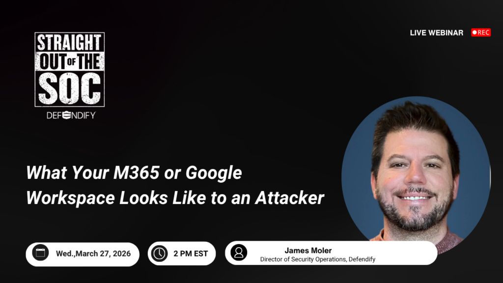 James Moler, Director of Security Operations Defendify